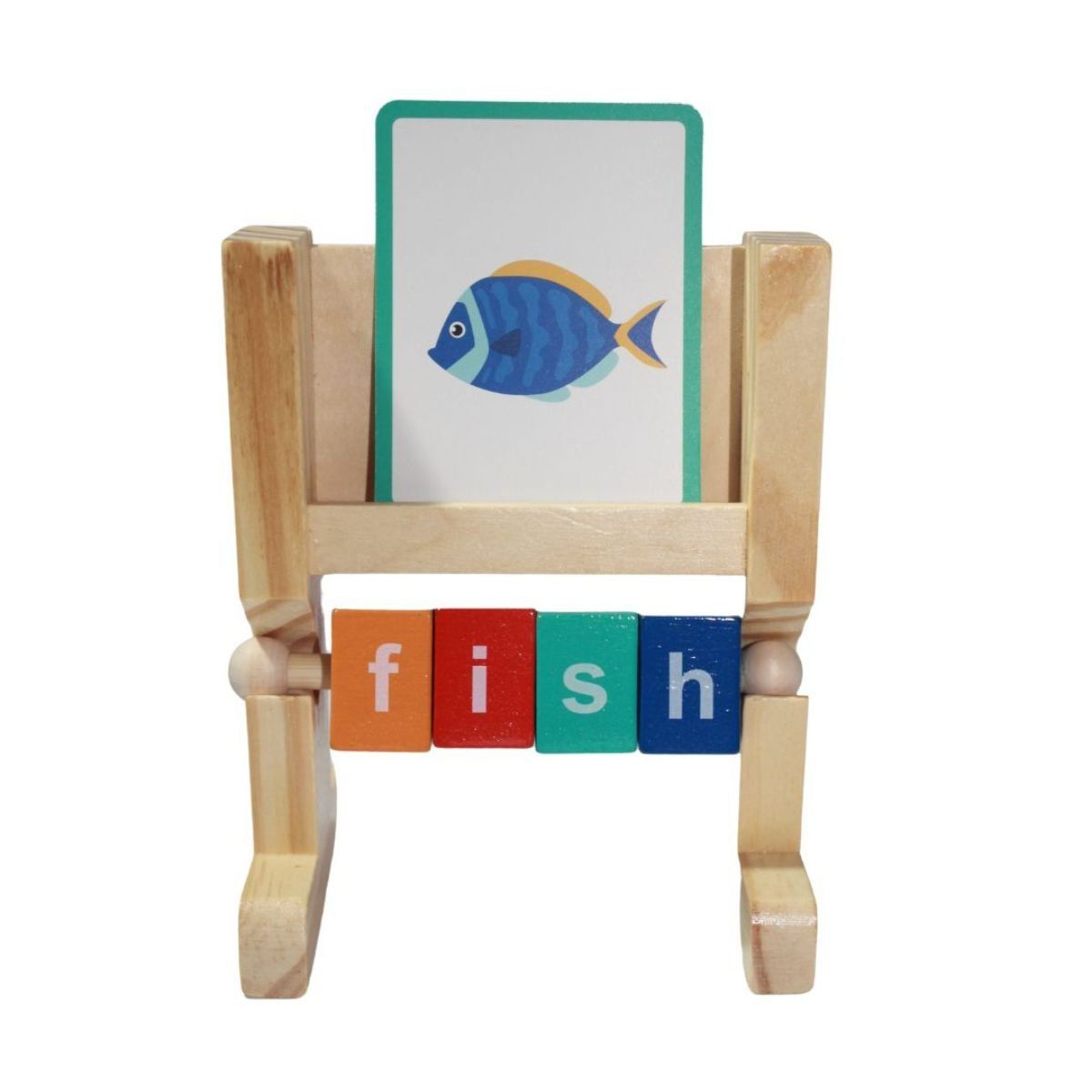 GENERICO - Juguete Didactico Aprender Inglés Tarjetas Con Soporte