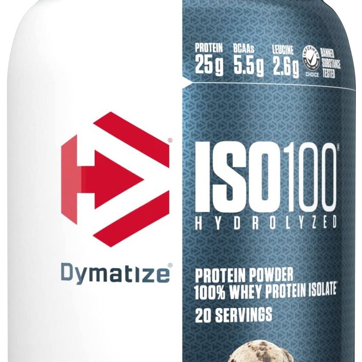 DYMATIZE - ISO 100 20 Servicios Cookies And Cream - Dymatize