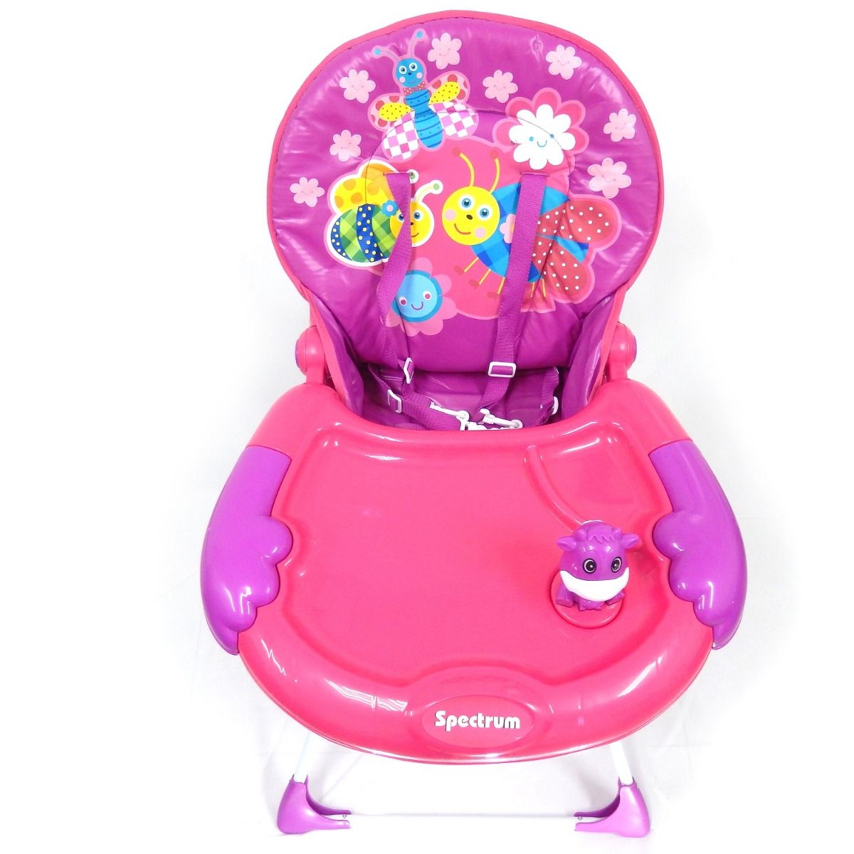 GENERICO - Silla Comedor Bebe Niño Plegable Infantil Ref Celeste Fucsia