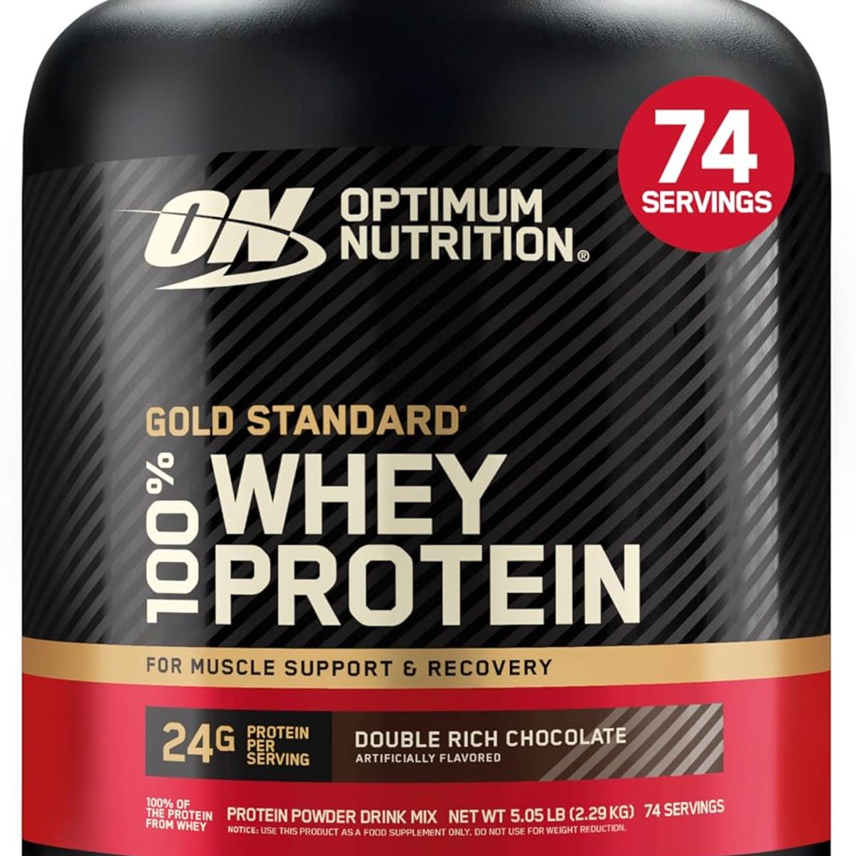 OPTIMUM NUTRITION - Whey Gold Standard 5 Libras Chocolate - Optimum Nutrition