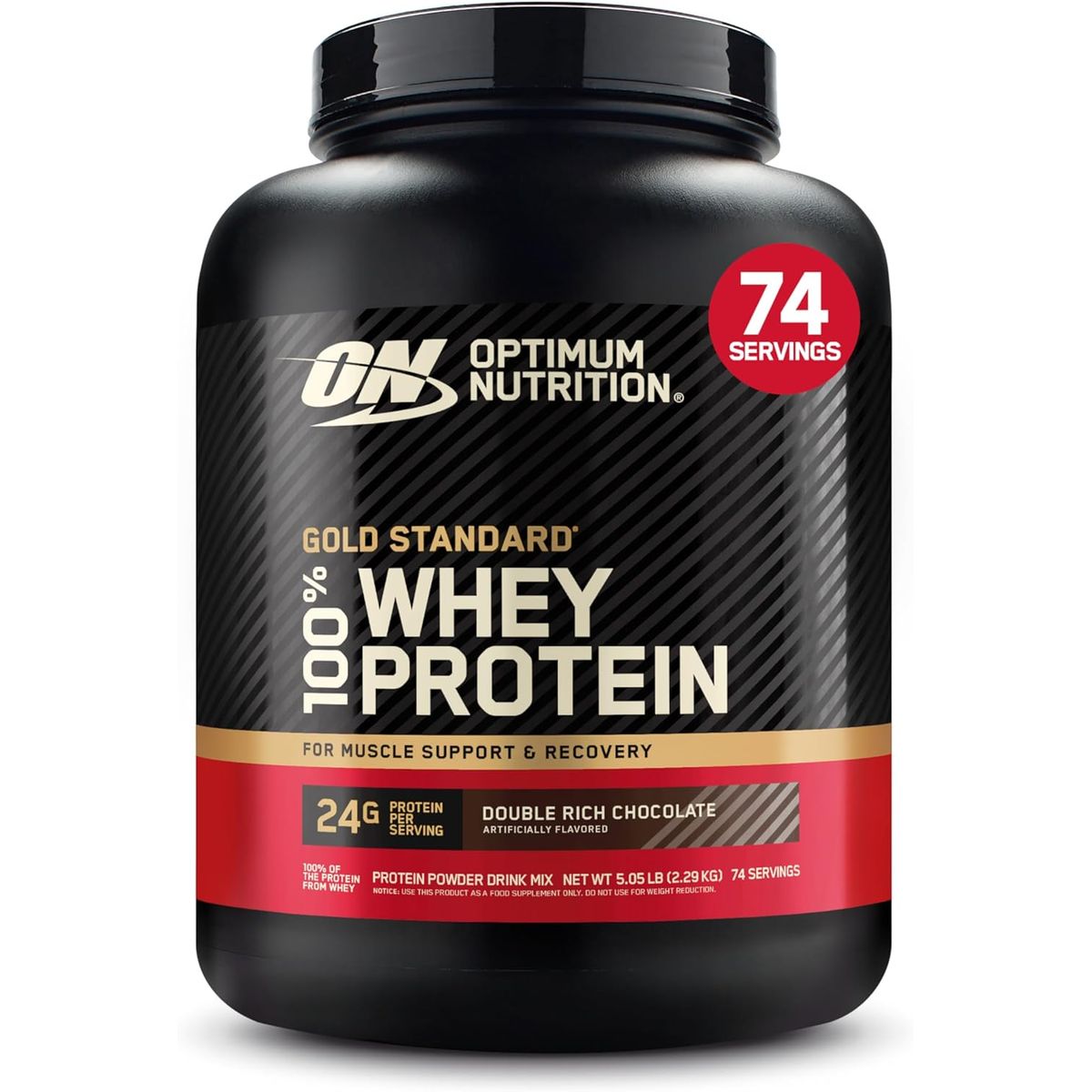 OPTIMUM NUTRITION - Whey Gold Standard 5 Libras Chocolate - Optimum Nutrition