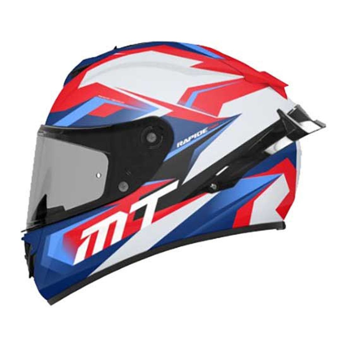 MT HELMETS - CASCO MOTO MT RAPIDE PRO FUGAZ ROJO BRILLO TALLA L