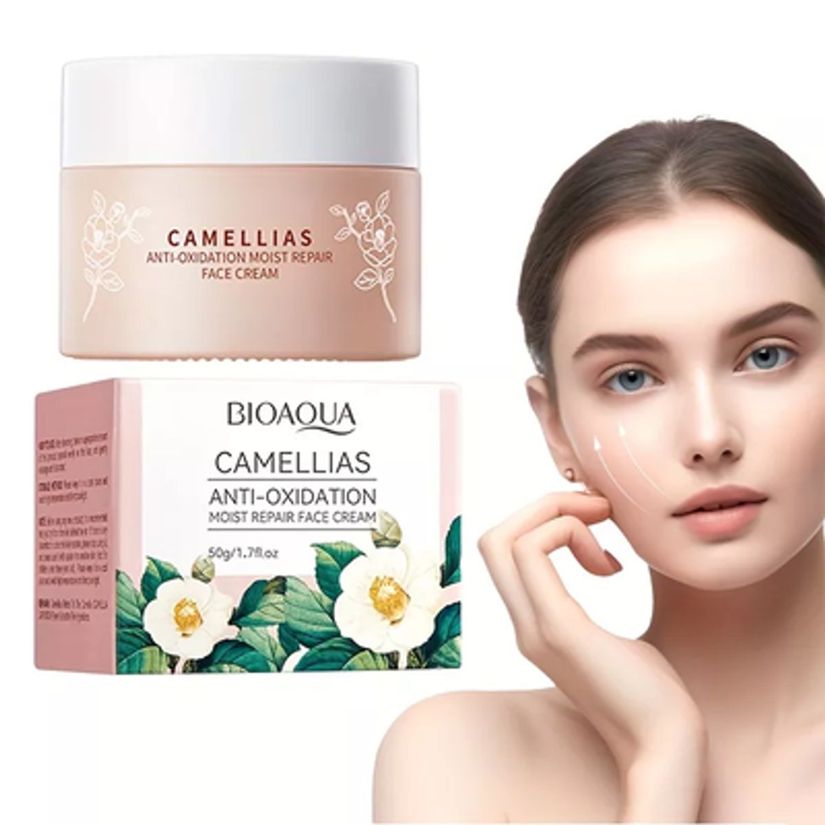 BIOAOUA - Crema Faci Antioxidante Camelias