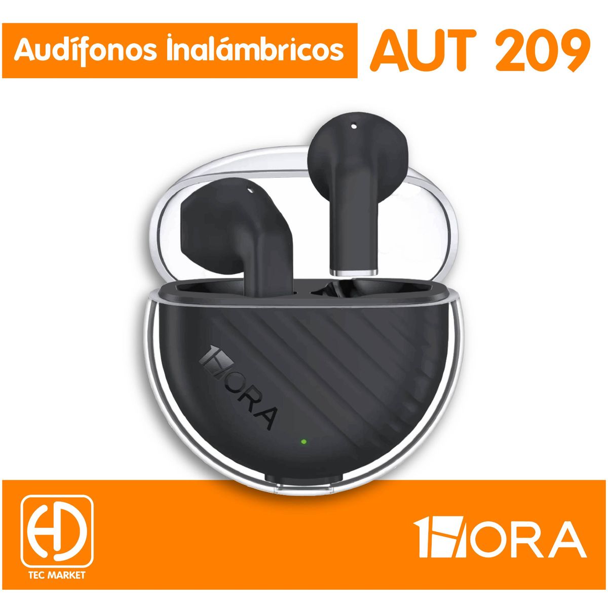 1HORA - 1Hora Audífonos Inalámbricos AUT209 accesorios celulares