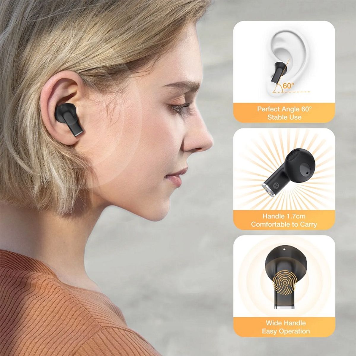 1HORA - 1Hora Audífonos Inalámbricos AUT209 accesorios celulares
