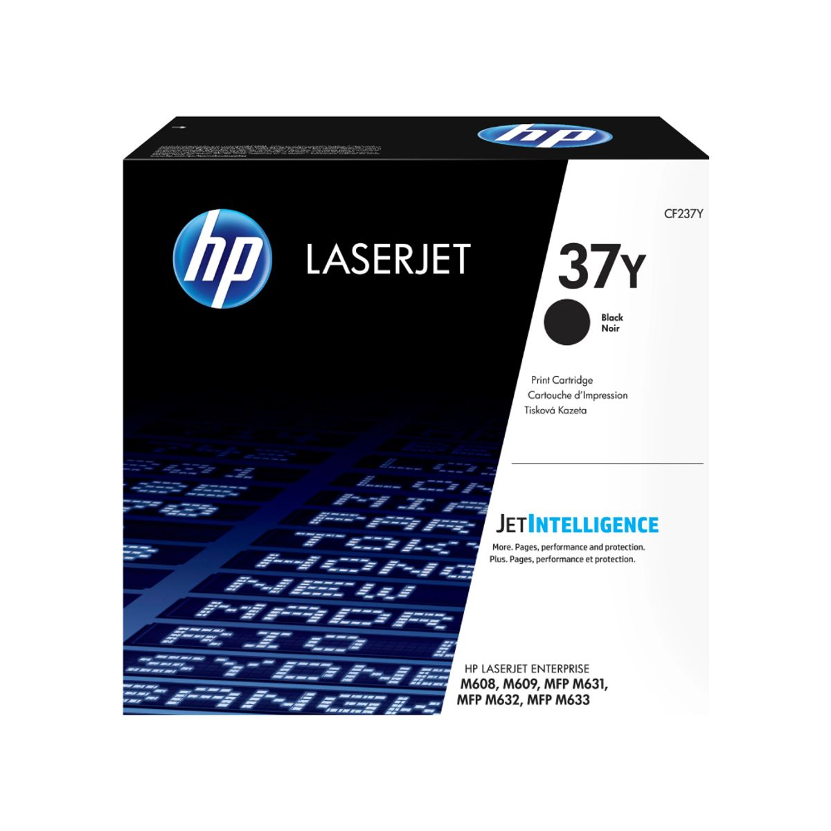 HP - Cartucho de Tóner HP 37Y Negro Laserjet Original CF237Y