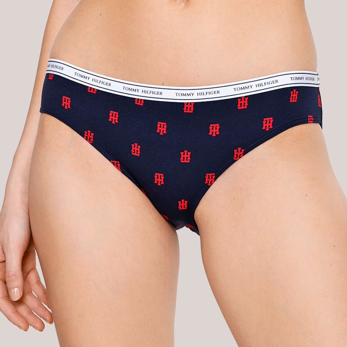 TOMMY HILFIGER - Braguitas amarillo de algodón clásicas Tommy Hilfiger