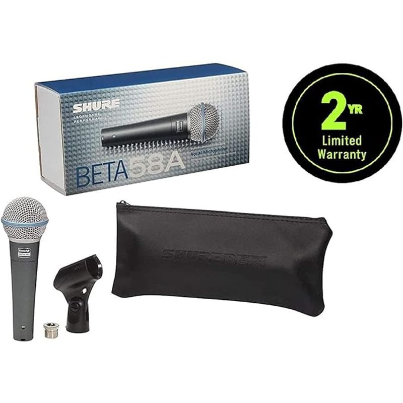 SHURE - Micrófono alámbrico Profesional Shure beta58a