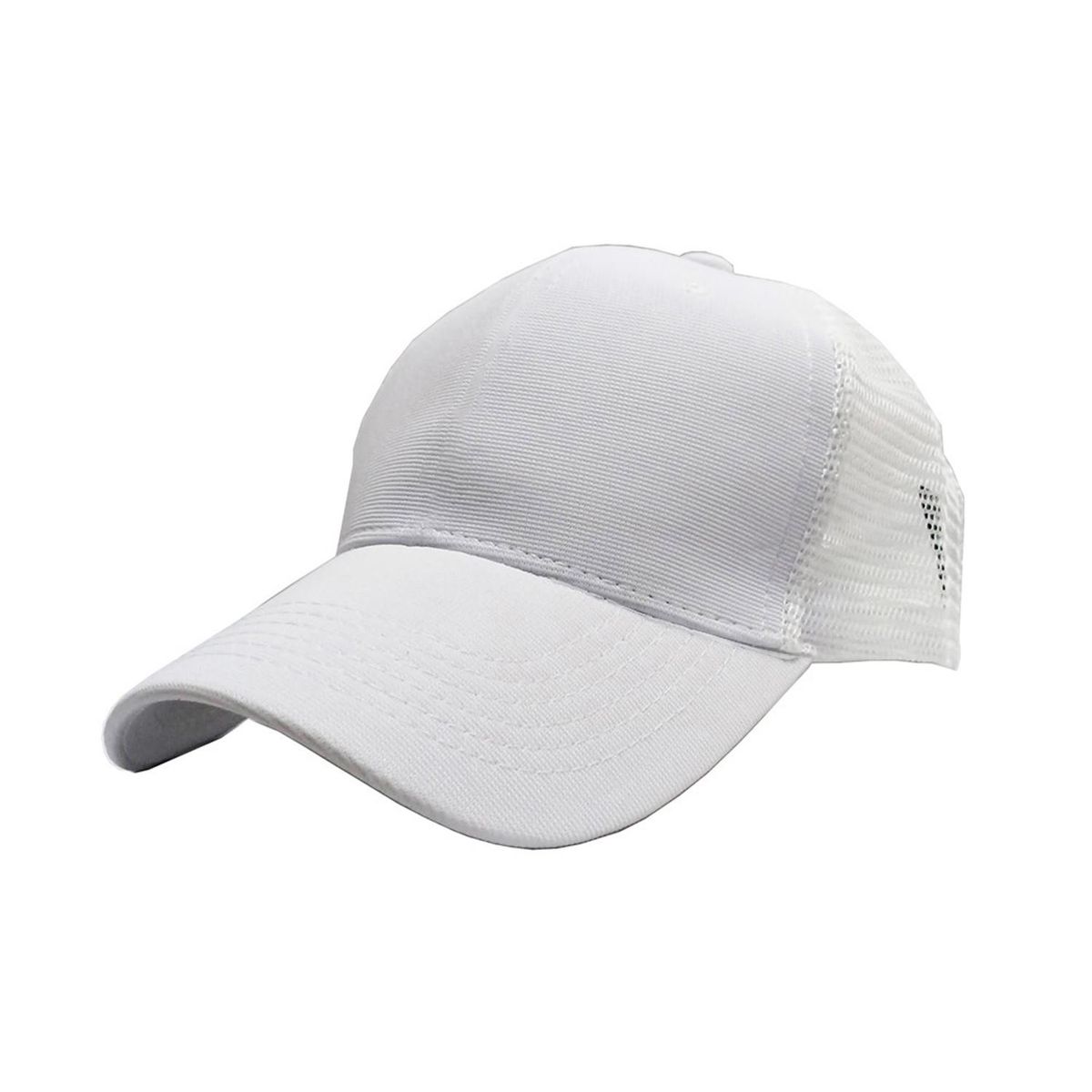 VELBROS - Gorra Malla Camionero Deportiva Beisbol Cachucha Trucker Cap - Blanco
