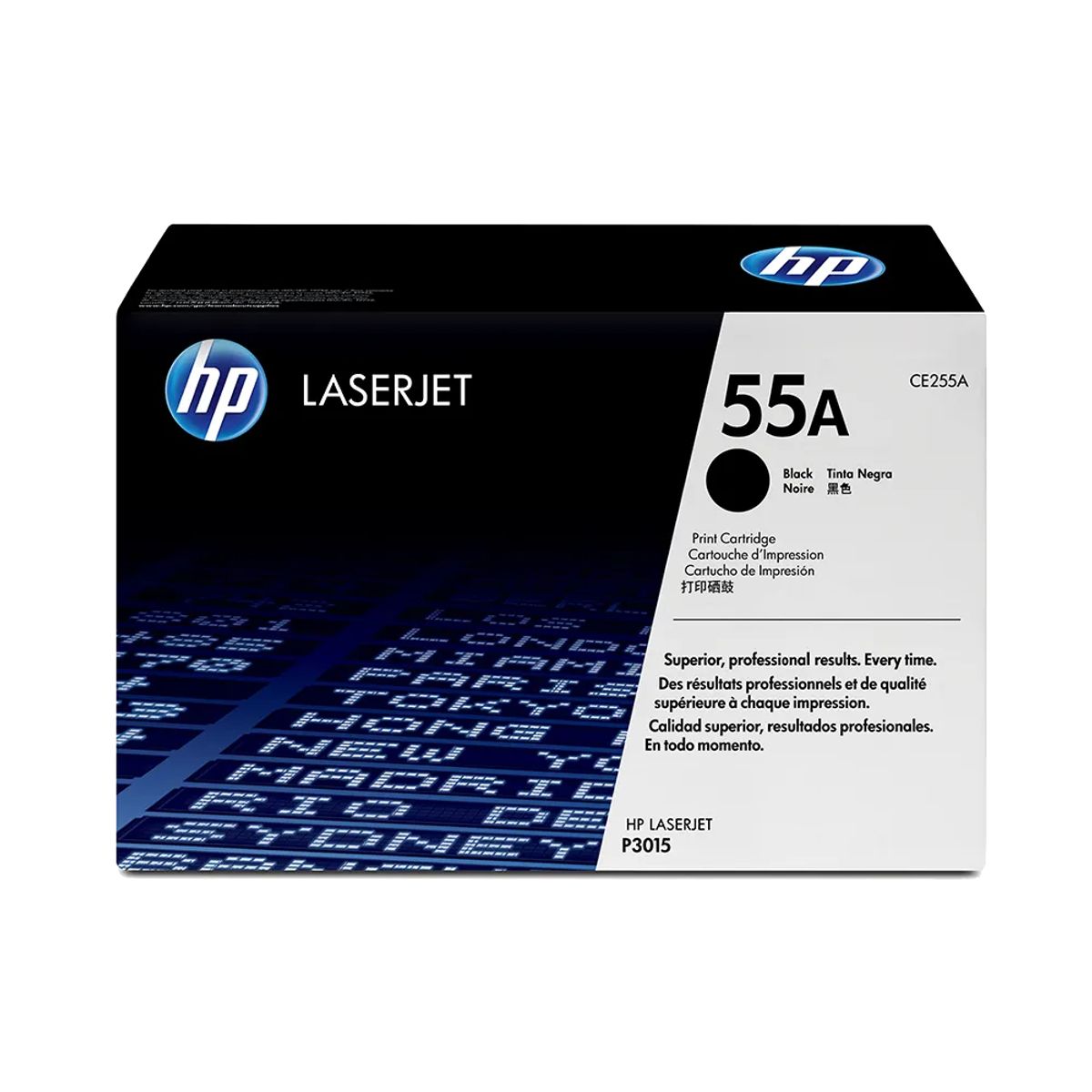 HP - Cartucho de Tóner HP 55A Negro LaserJet Original CE255A