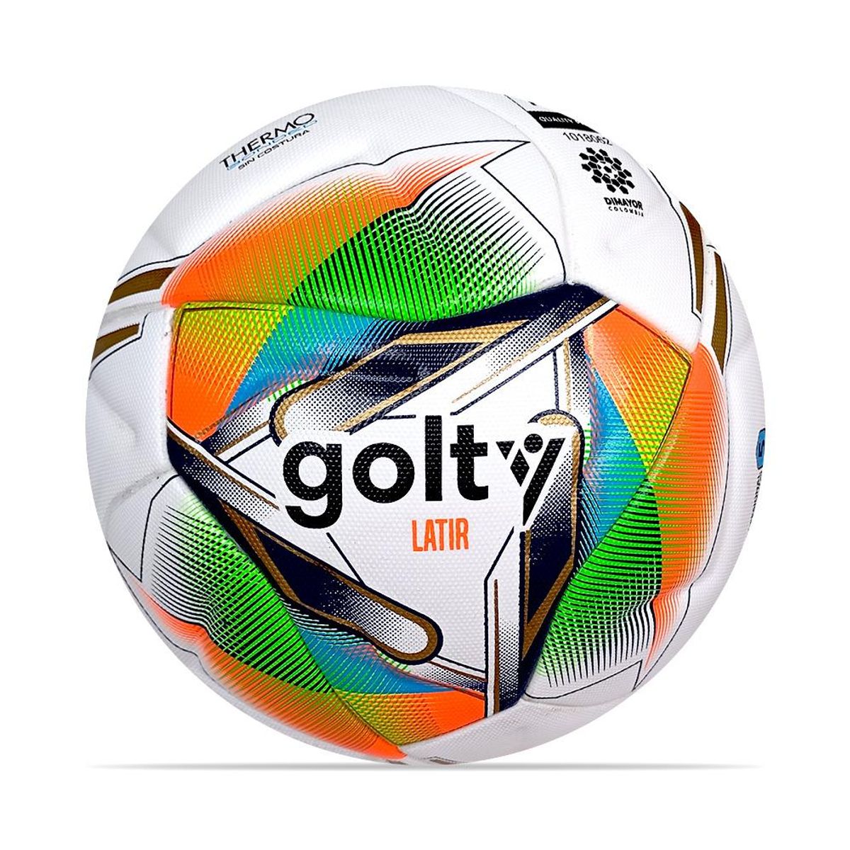 GOLTY - Balon Futbol Profesional Golty Latir No.5-Multicolor