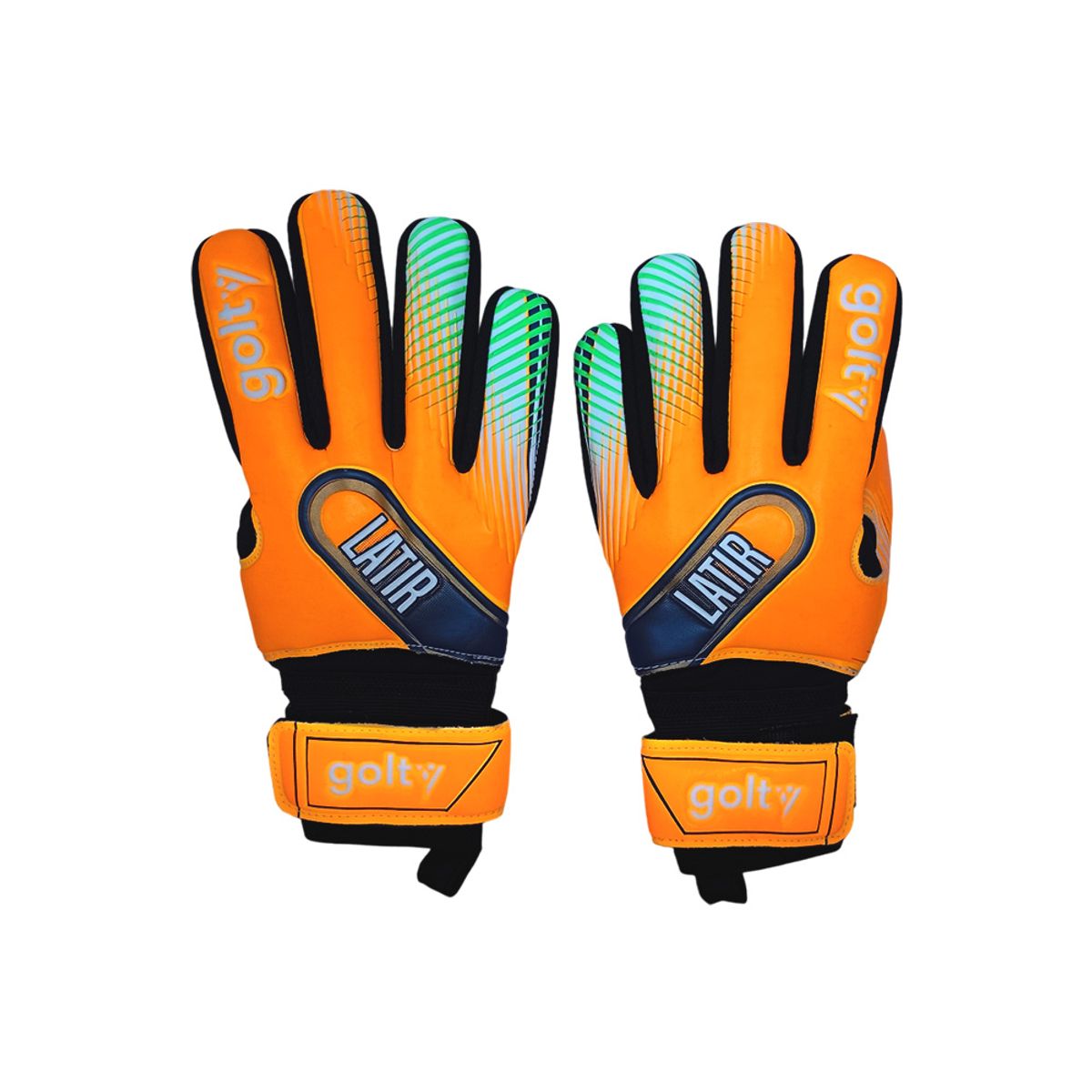 GOLTY - Guantes Competencia Golty Latir-NaranjaAzul