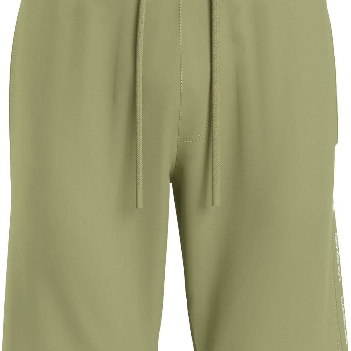 CALVIN KLEIN - Bermuda Verde Con Cinta Distintiva En Los Laterales Calvin Klein