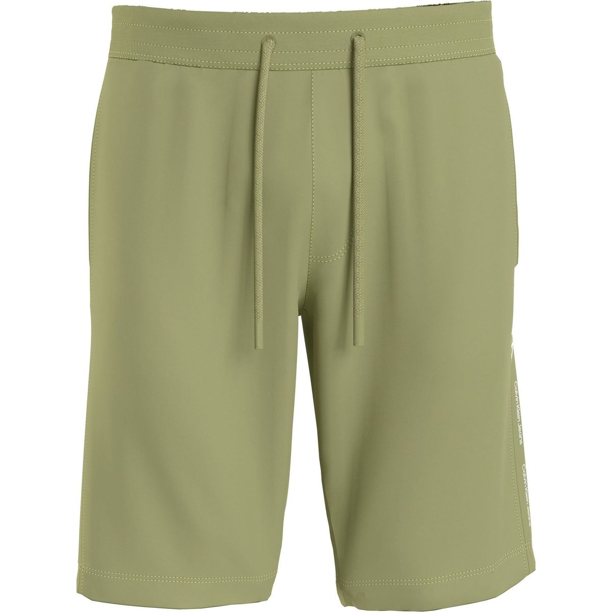 CALVIN KLEIN - Bermuda Verde Con Cinta Distintiva En Los Laterales Calvin Klein