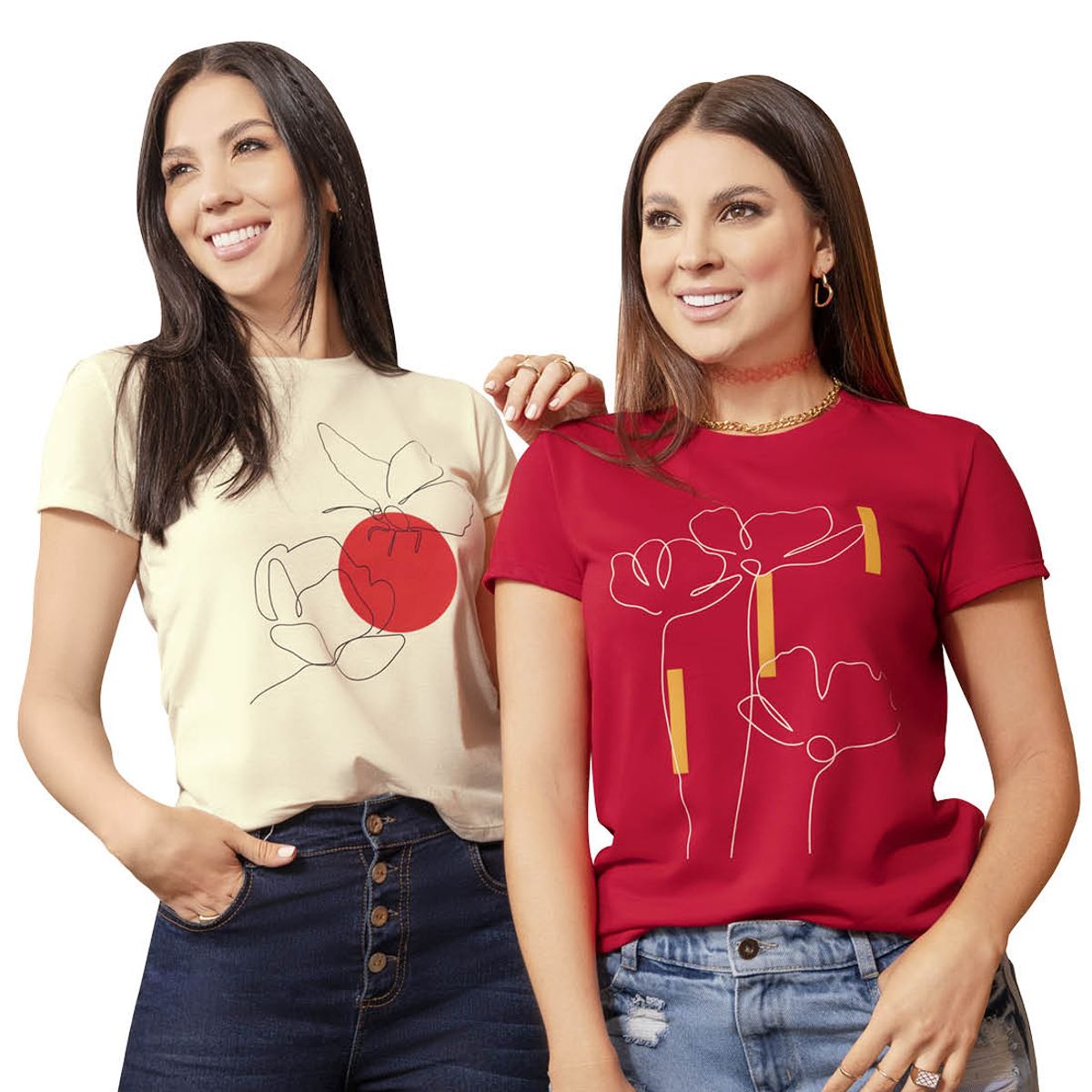 ATYPICAL - Camiseta Mujer Rojo Atypical 9558