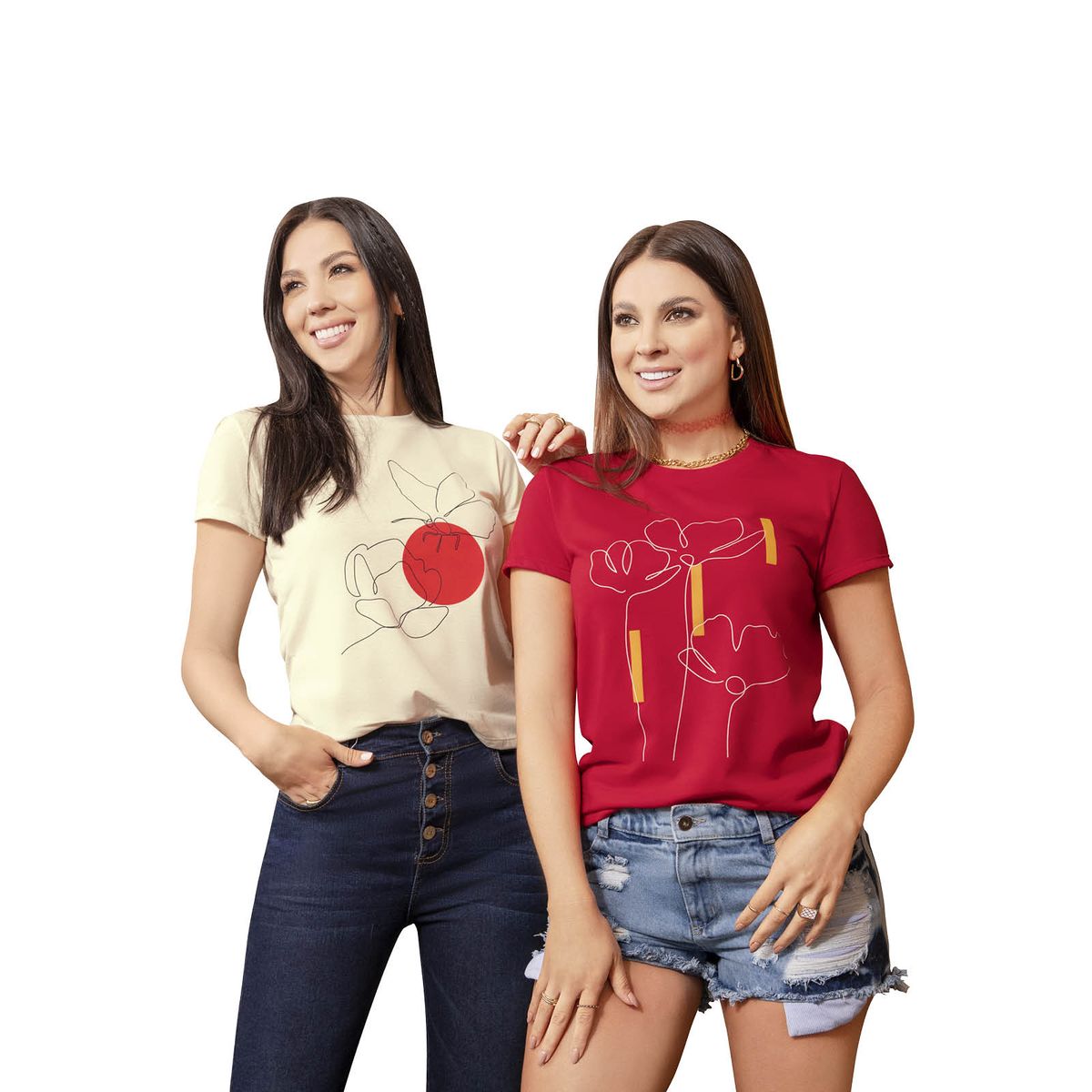 ATYPICAL - Camiseta Mujer Rojo Atypical 9558