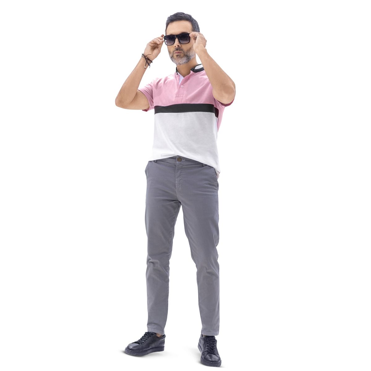 MARKETING PERSONAL - Polo Hombre Rosado Mp 92822