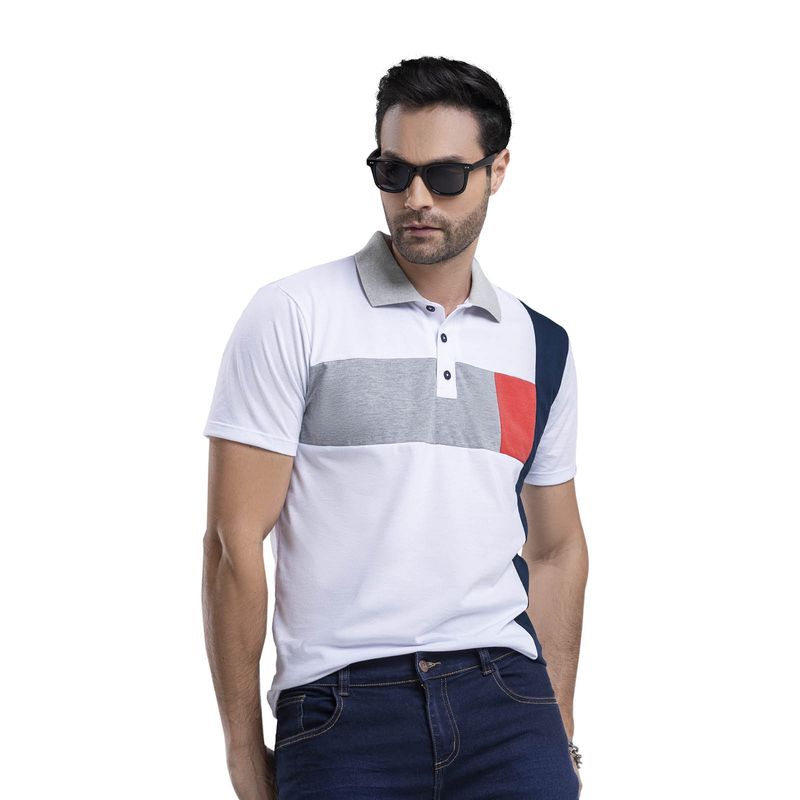 MARKETING PERSONAL - Polo Hombre Blanco Mp 6444