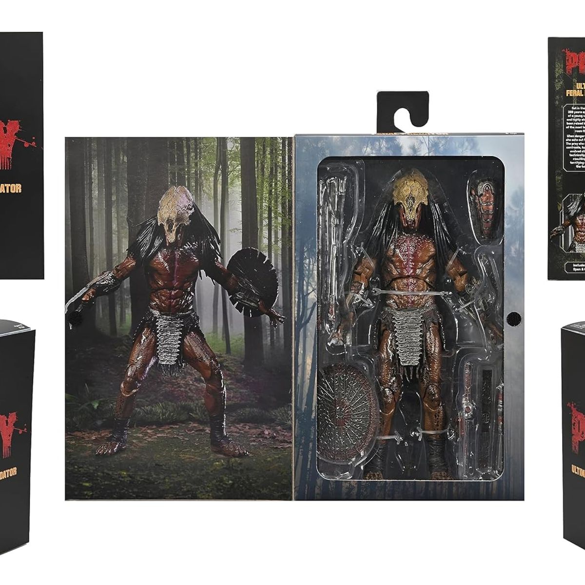 JENECA - Ultimate Feral Predator Figura De Acción Prey Predator Neca