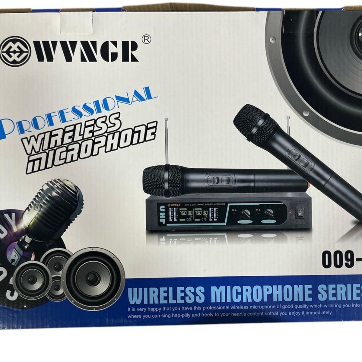 PRO DJ - SISTEMA INALÁMBRICO CON 2 MICRÓFONOS DE MANO