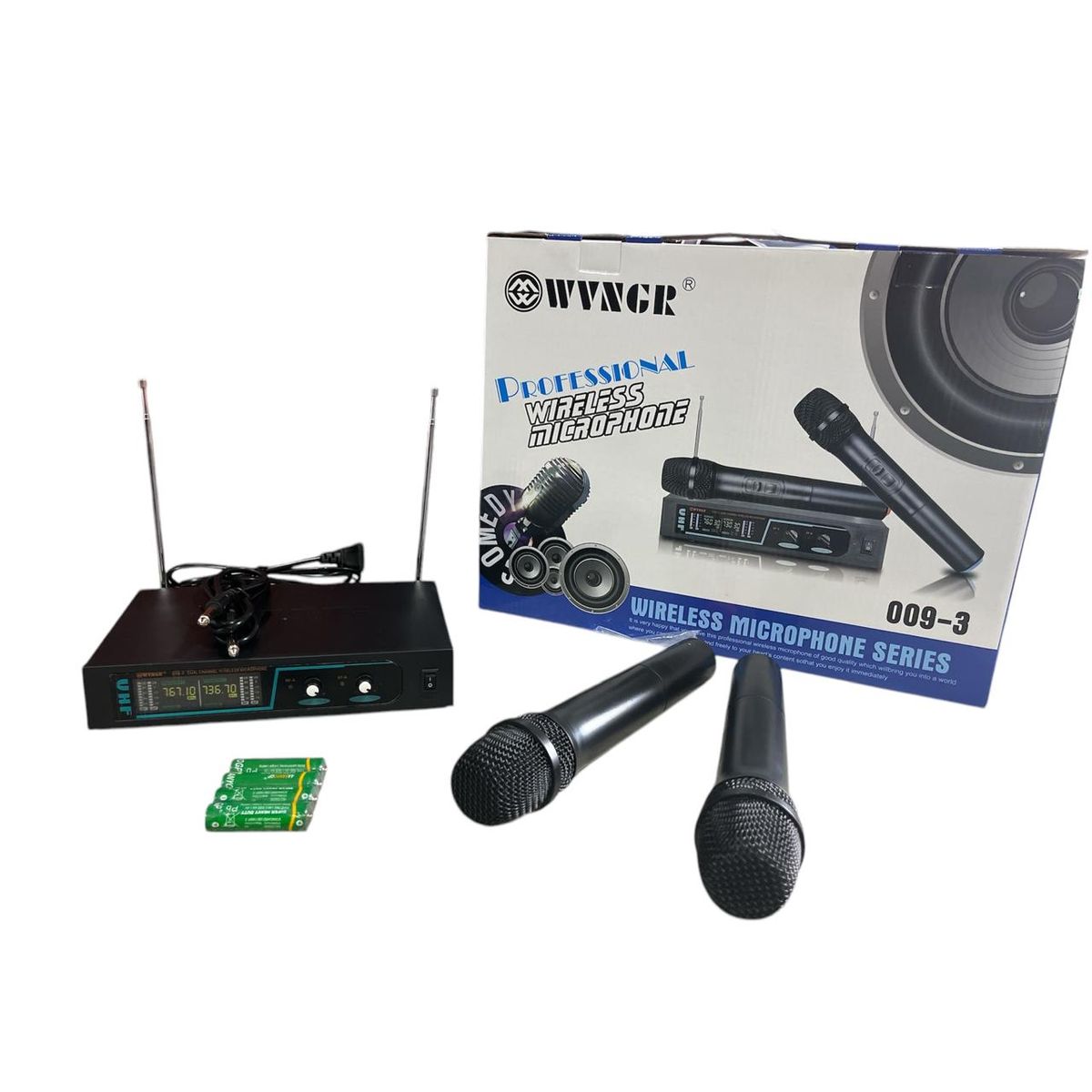 PRO DJ - SISTEMA INALÁMBRICO CON 2 MICRÓFONOS DE MANO