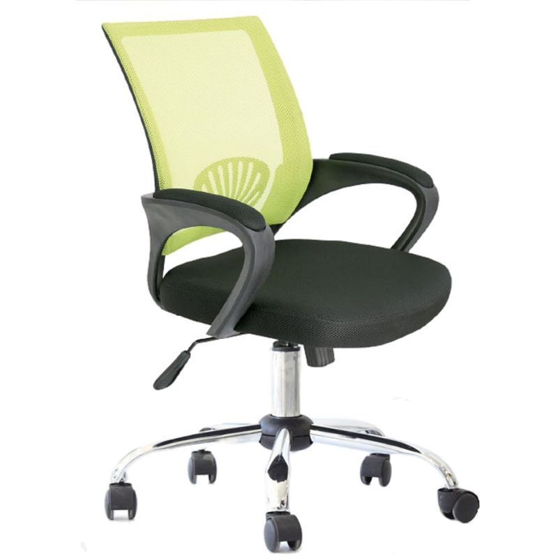 GENERICO - Silla Oficina Tripoli Ergonomica Verde Soporte Lumbar - Mobili shop