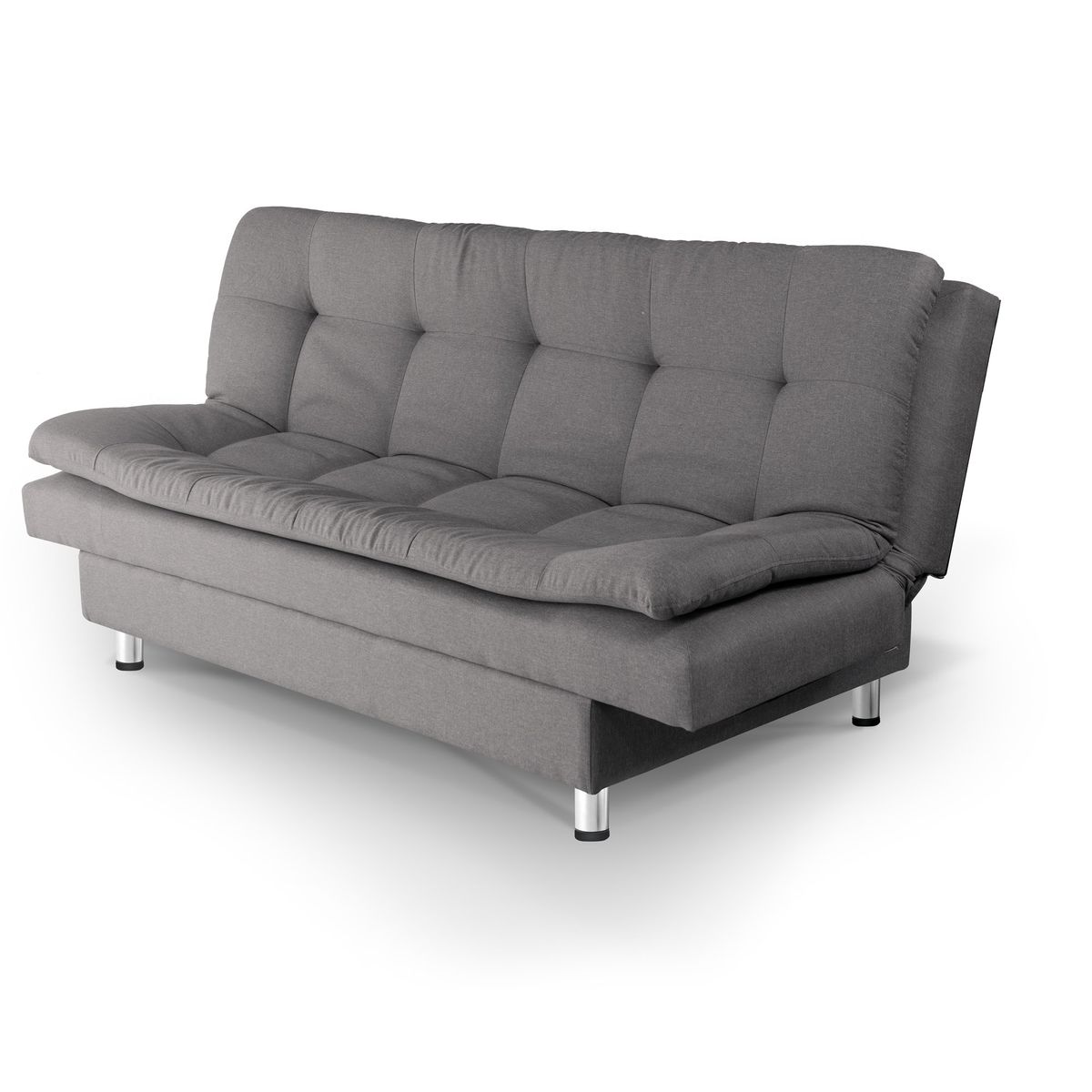 KAIU HOME - SOFA CAMA PROMOCIONAL GRIS TELA TIPO LINO