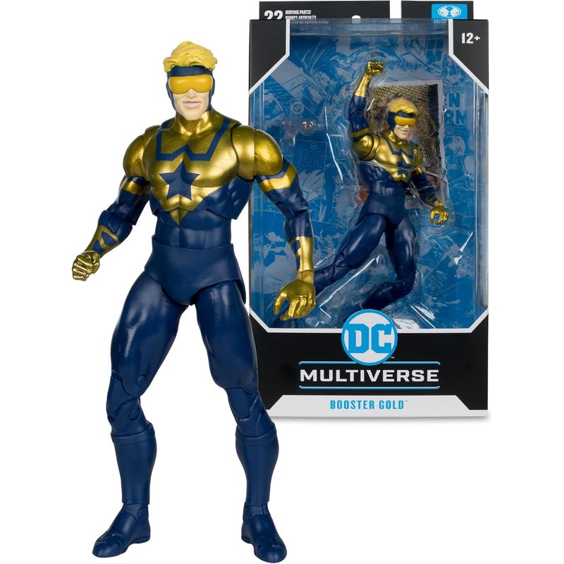 DC COMICS - Booster Gold Figura Futures End Dc Multiverse Mcfarlane Toys