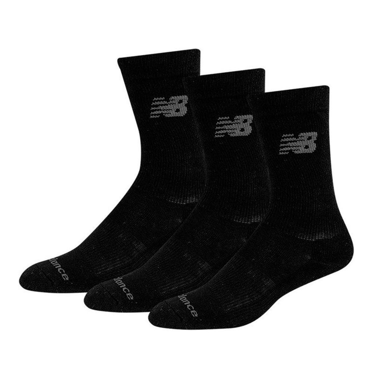 NEW BALANCE - Medias New Balance 3 Pares-Negro