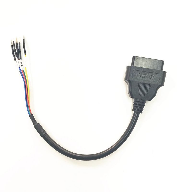 GENERICO - Conector Adaptador Cable Obd Escaner Moto - Carro Univesal
