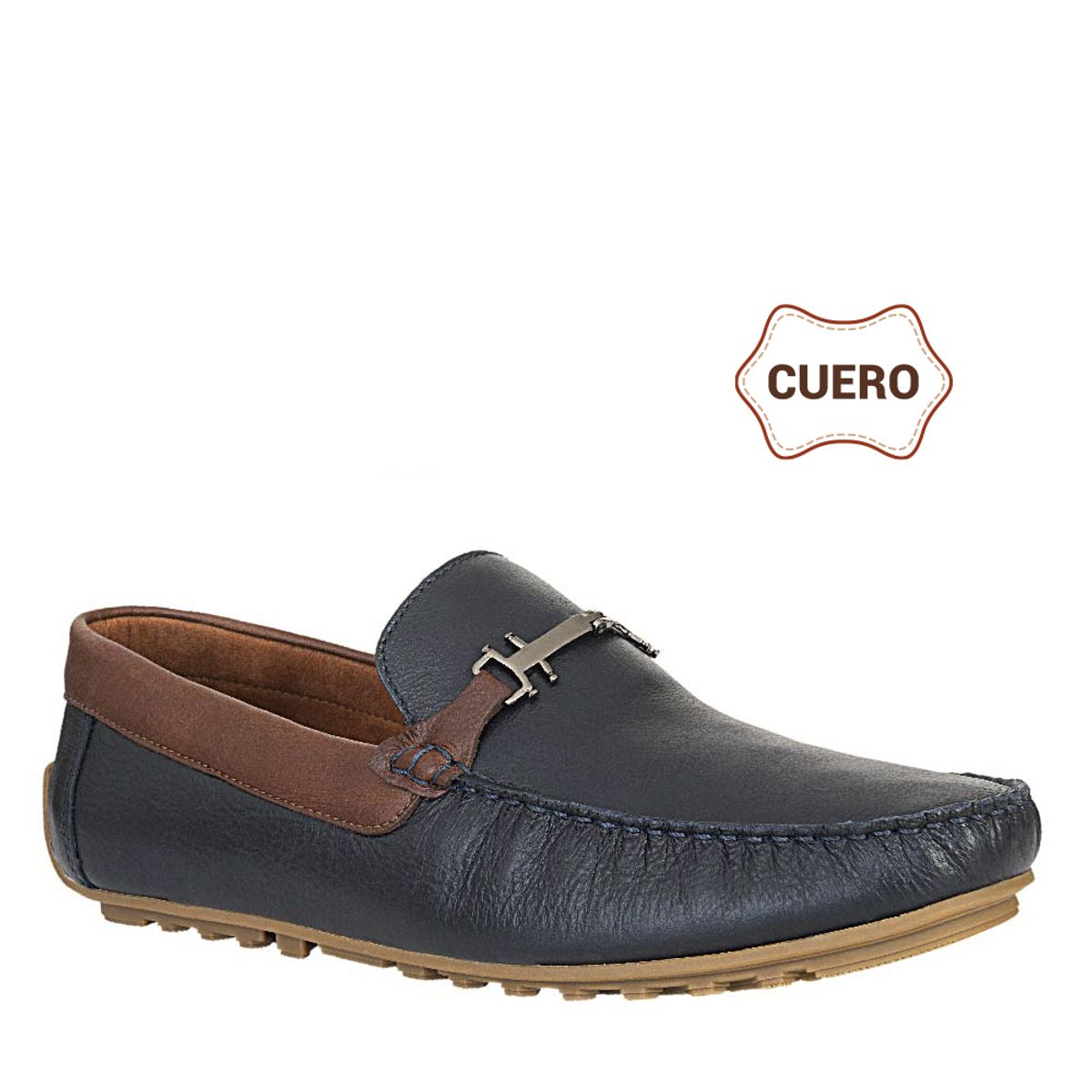 24 WALKS - Mocasin de Hombre marca 24 WALKS en Color AZUL CAFE   MOC4104E