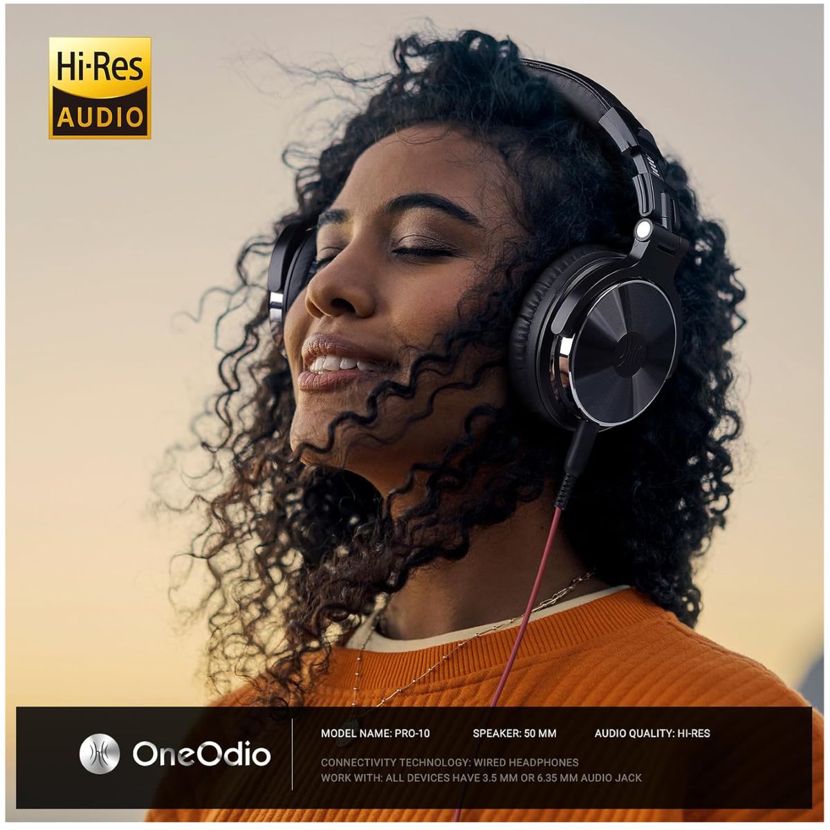 GENERICO - Auriculares Audifonos Monitores de Estudio Profesional Estéreo OneOdio