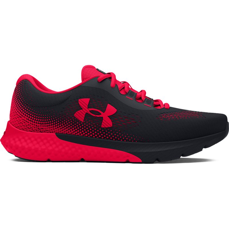 UNDER ARMOUR - Tenis Hombre Under Armour Charged Rogue 4 - Negro-Rojo