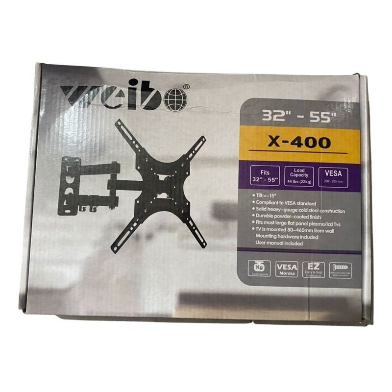 GENERICO - Soporte Pared Tv Televisor Plasma Extension Brazo 32 - 55