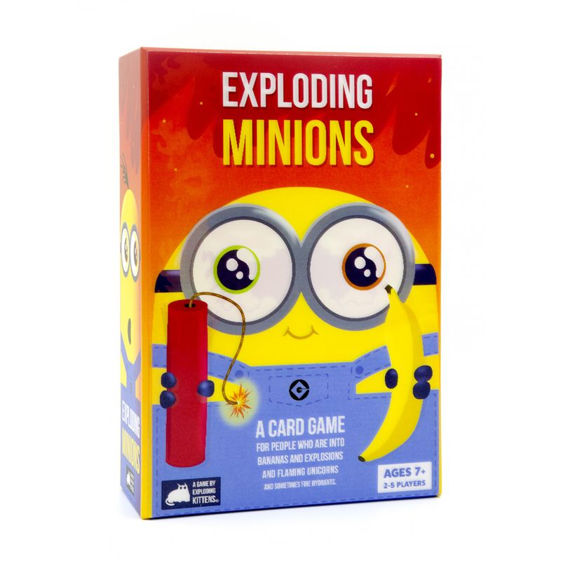 JUGANDO Y EDUCANDO - Juego De Mesa Cartas Explosivas Minions Diversión Familia