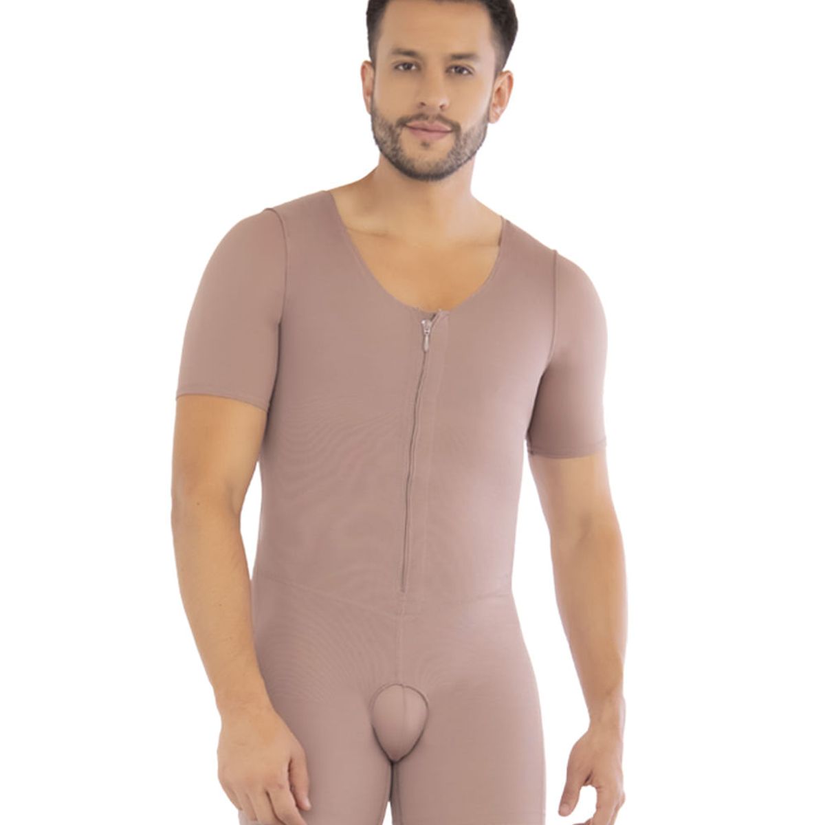 FAJATE - Faja masculina de alta compresion con mangas y espalda alta