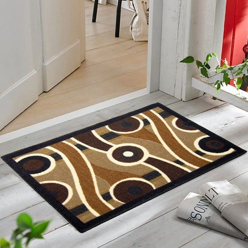 GENERICO - Alfombra Tapete Pie De Cama - Entrada Cafe 50 X 80cms
