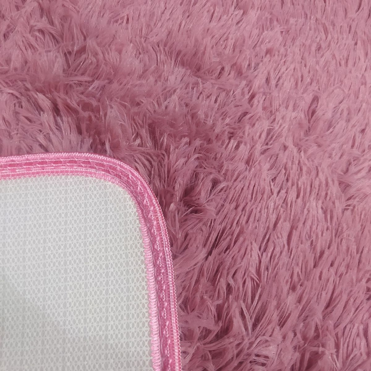 MITAPETE COM - Tapete Alfombra Camino Peludo Antideslizante 50 X 180cms Rosa