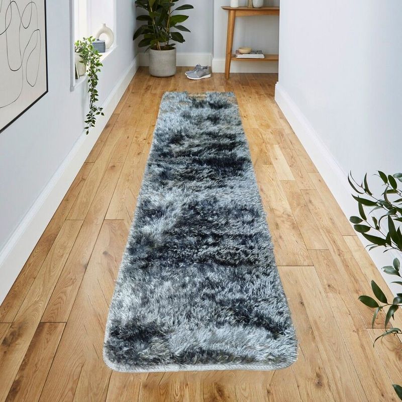 MITAPETE COM - Tapete Alfombra Camino Peludo 50 X 180cms Gris