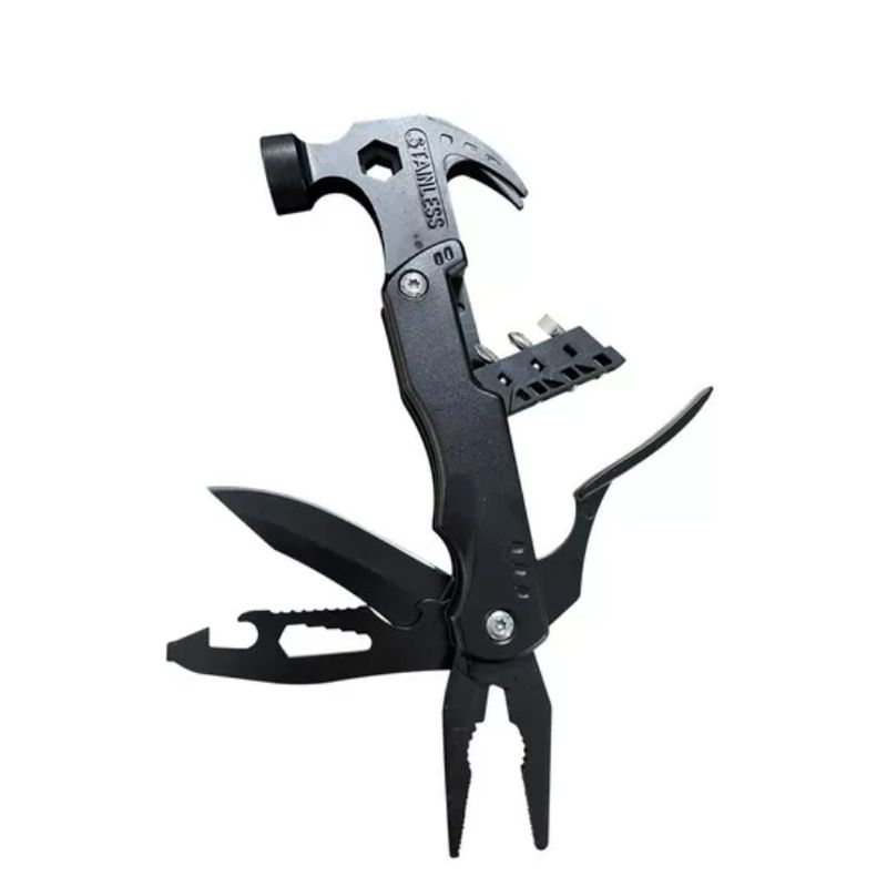 GENERICO - Martillo multifuncional alicate cuchillo pinza brocas destonilladores