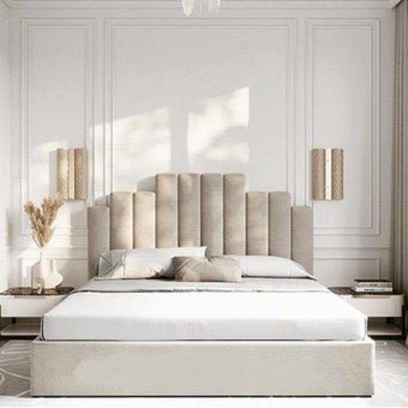 PLUMA HOME - Cabecero Estilo GRIEGO SEMI-Doble