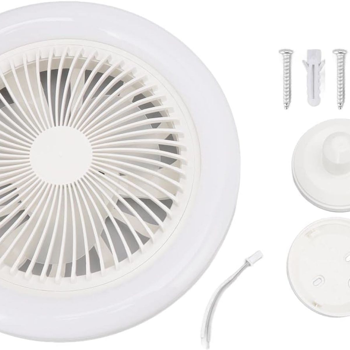 GENERICO - Bombillo - Ventilador de techo de 3 velocidades con ajuste de brillo