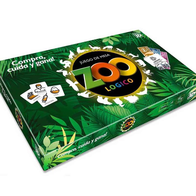 JUGANDO Y EDUCANDO - Juego De Mesa Educativa Estrategia Zoológico Para Familia
