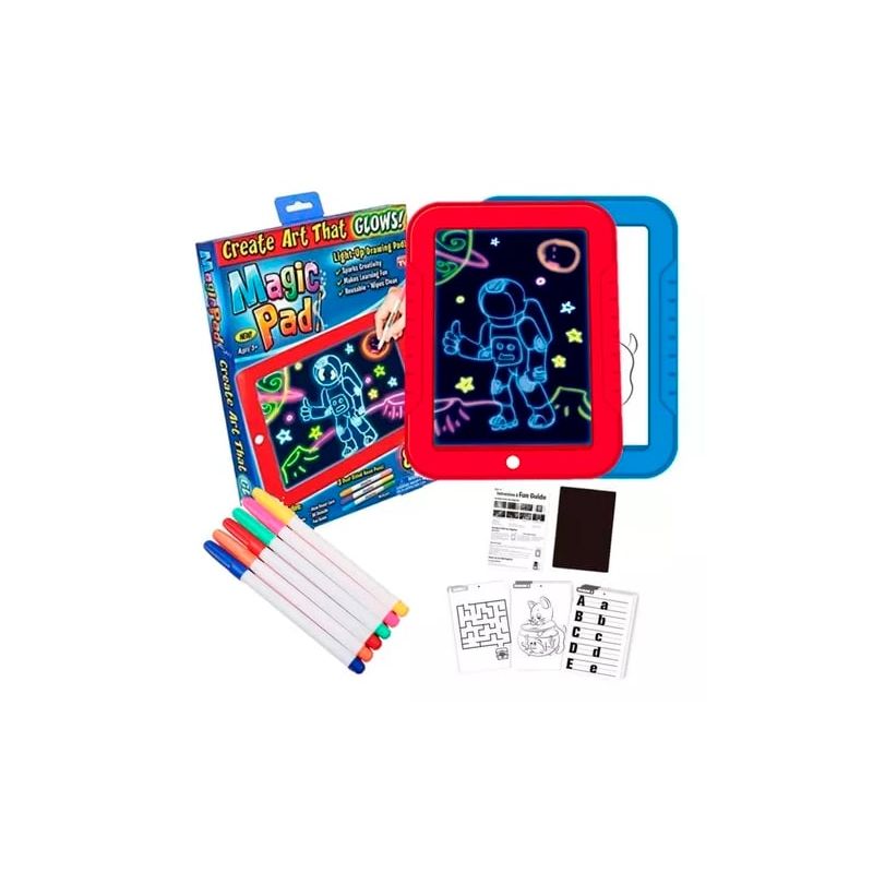 GENERICO - Tablero De Dibujos Luz Led Para Niños Magic Pad