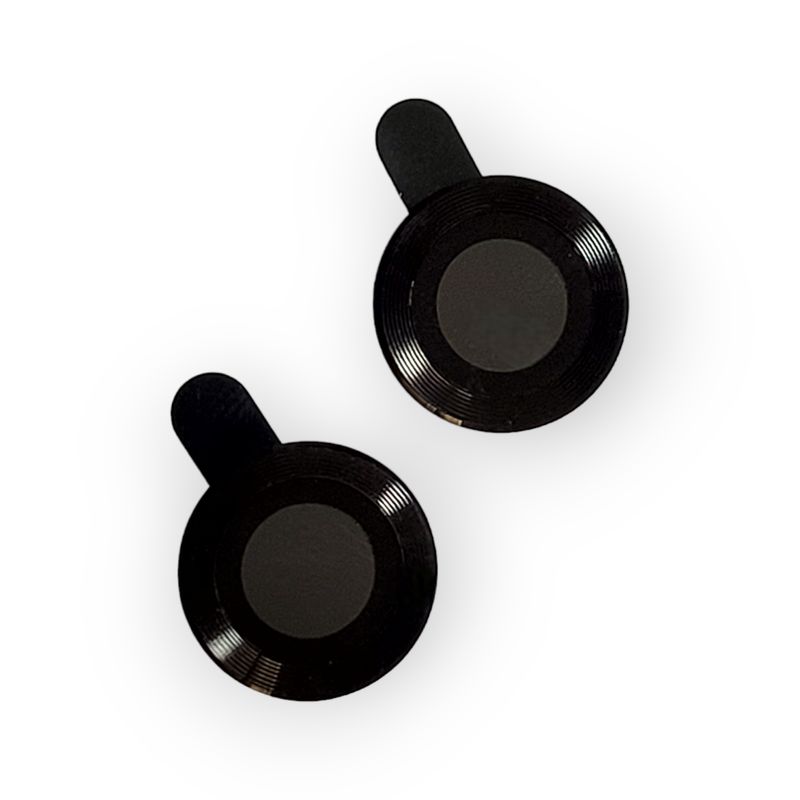 GENERICO - Aros Protectores de Lente Cámara Metalizados para iPhone 11