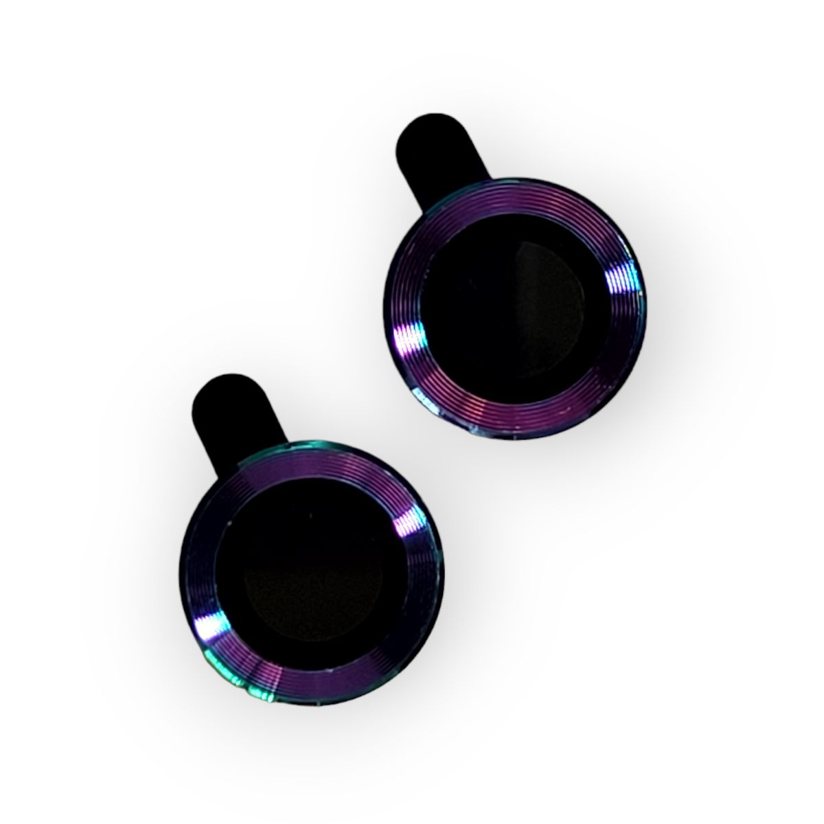 GENERICO - Aros Protectores de Lente Cámara Metalizados para iPhone 11