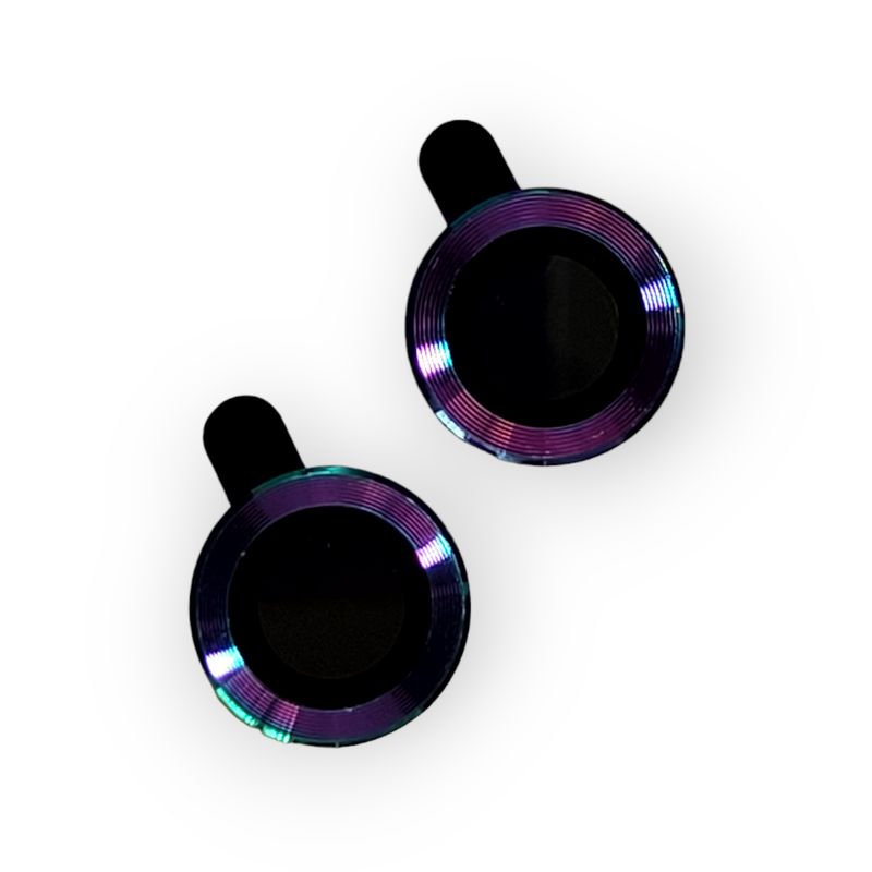 GENERICO - Aros Protectores de Lente Cámara Metalizados para iPhone 11