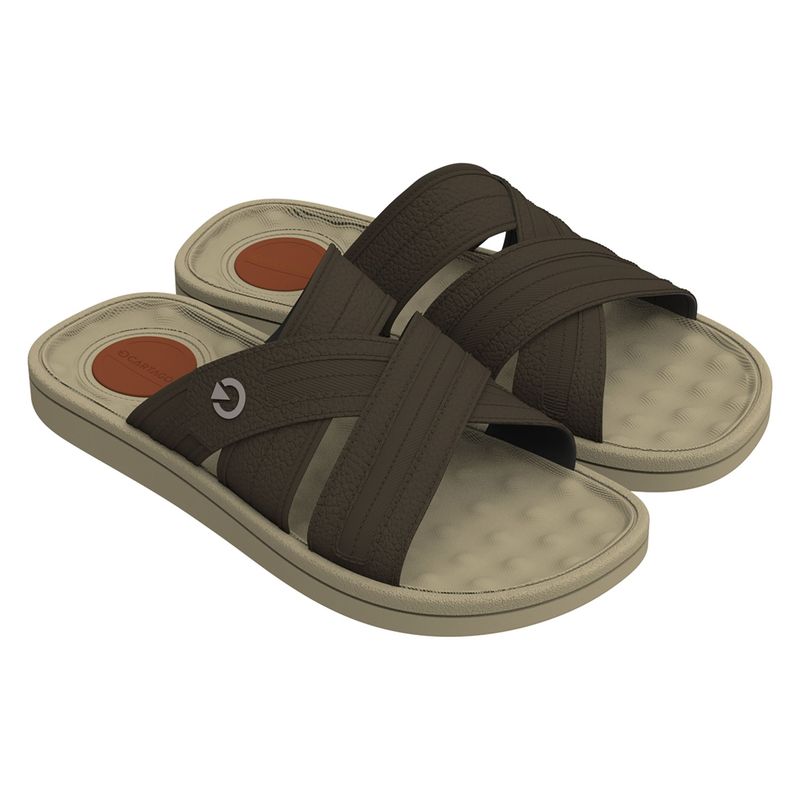 CARTAGO - SANDALIA BEIGE HOMBRE CARTAGO ALABAMA SLIDE 12203-AS451