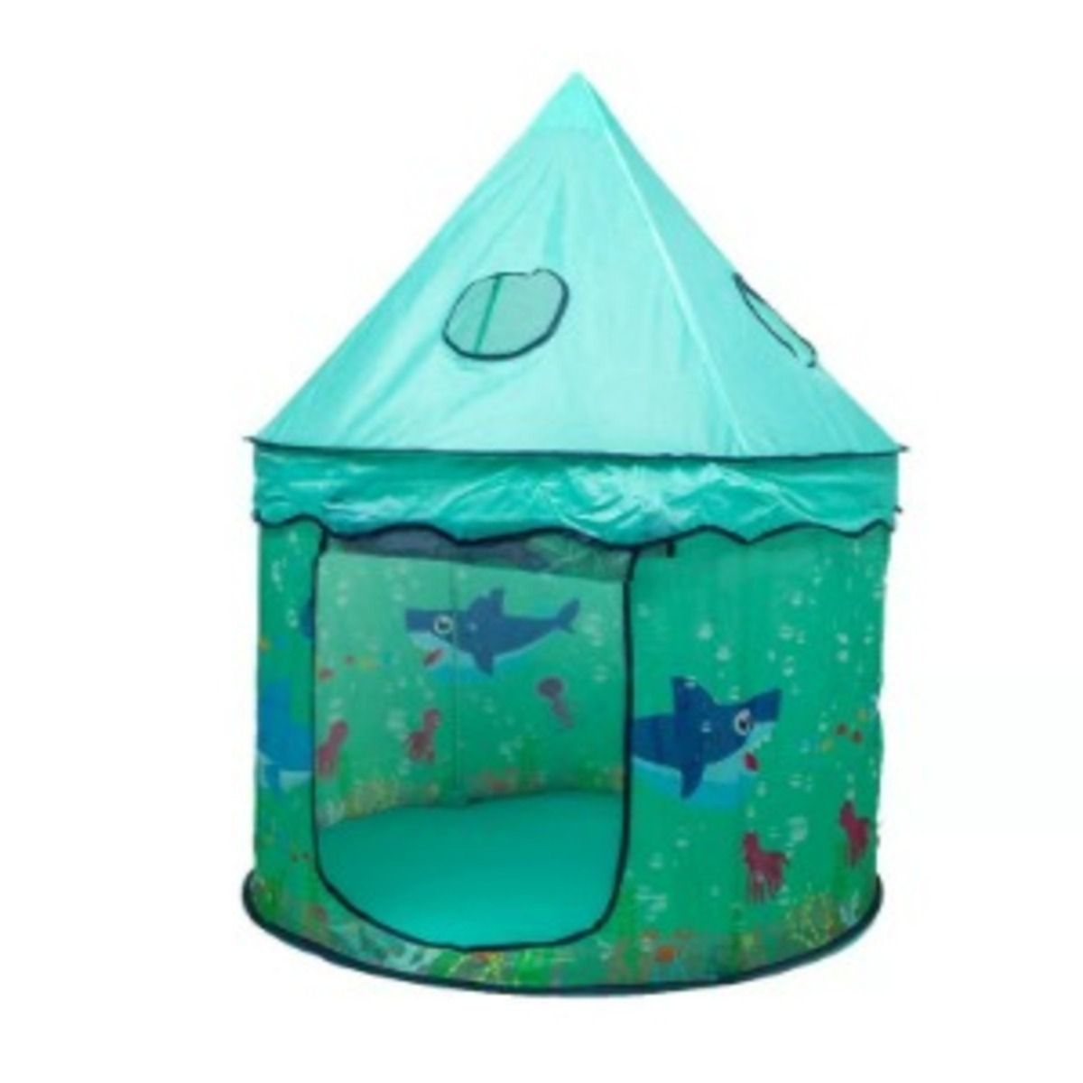 JUGANDO Y EDUCANDO - Juguete Carpa Infantil Océano Con Diseño De Tiburones Niños