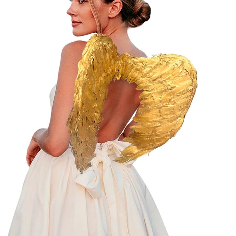 COMPRALOENCASA COM - Alas Ángel Plumas Pequeñas Brillantes Halloween OF-165